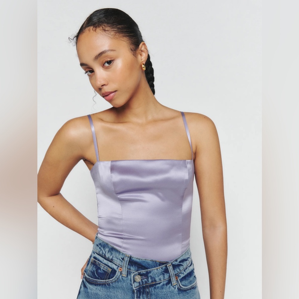 Reformation Overland Silk Top